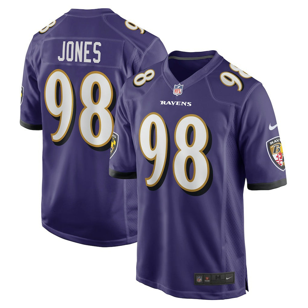 Travis Jones Baltimore Ravens Player Game Jersey Purple | Nike for Sale