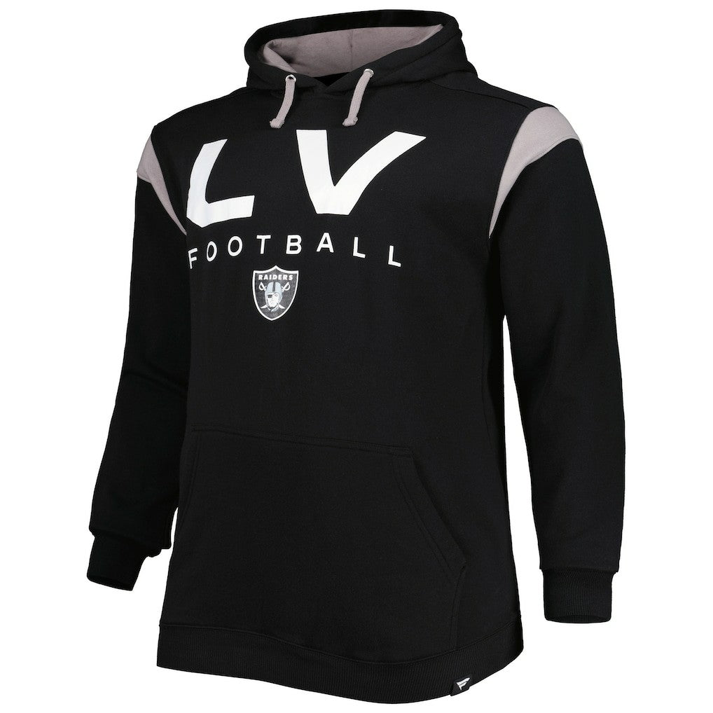 Las Vegas Raiders Big & Tall Call the Shots Pullover Hoodie Black | Fanatics