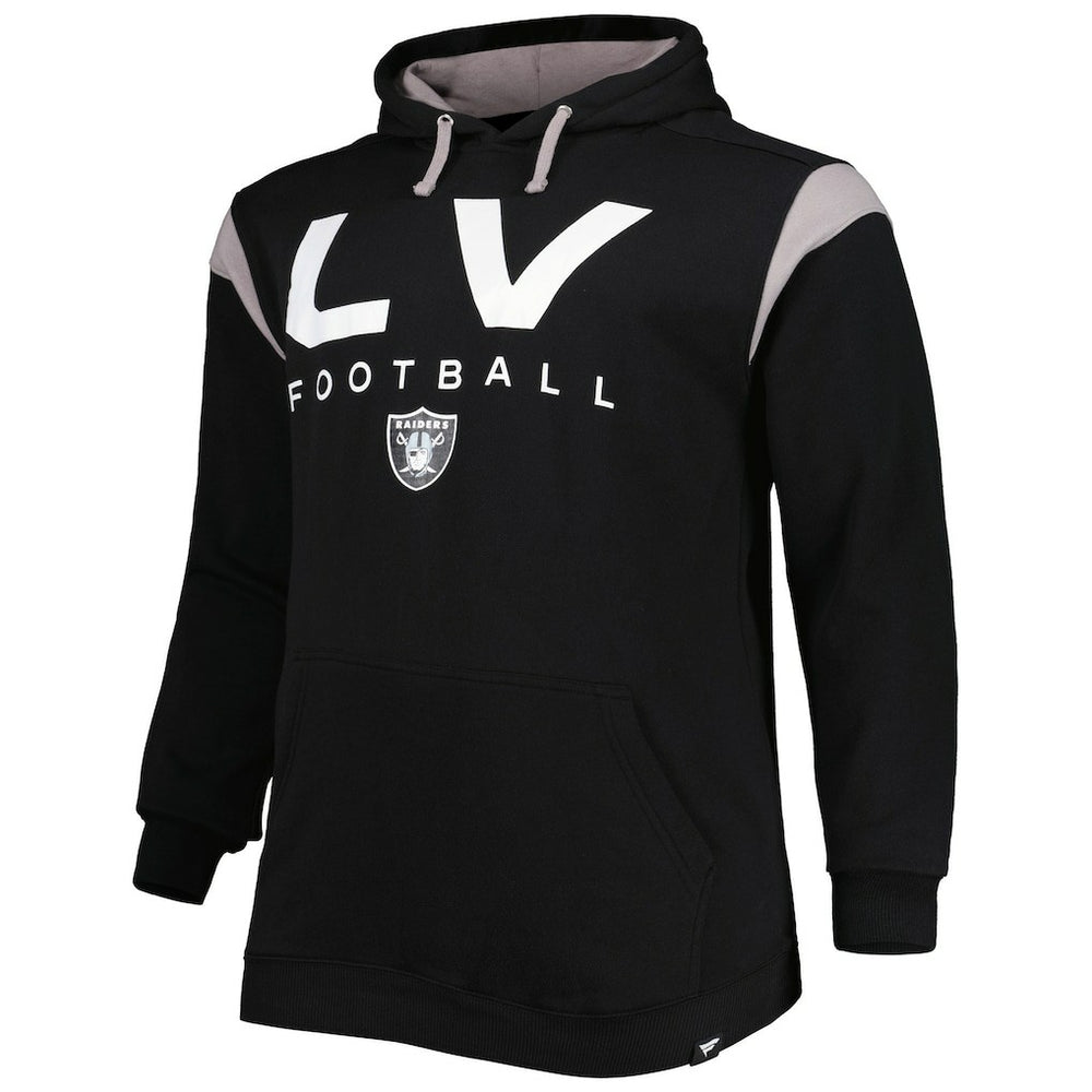 Las Vegas Raiders Big & Tall Call the Shots Pullover Hoodie Black | Fanatics