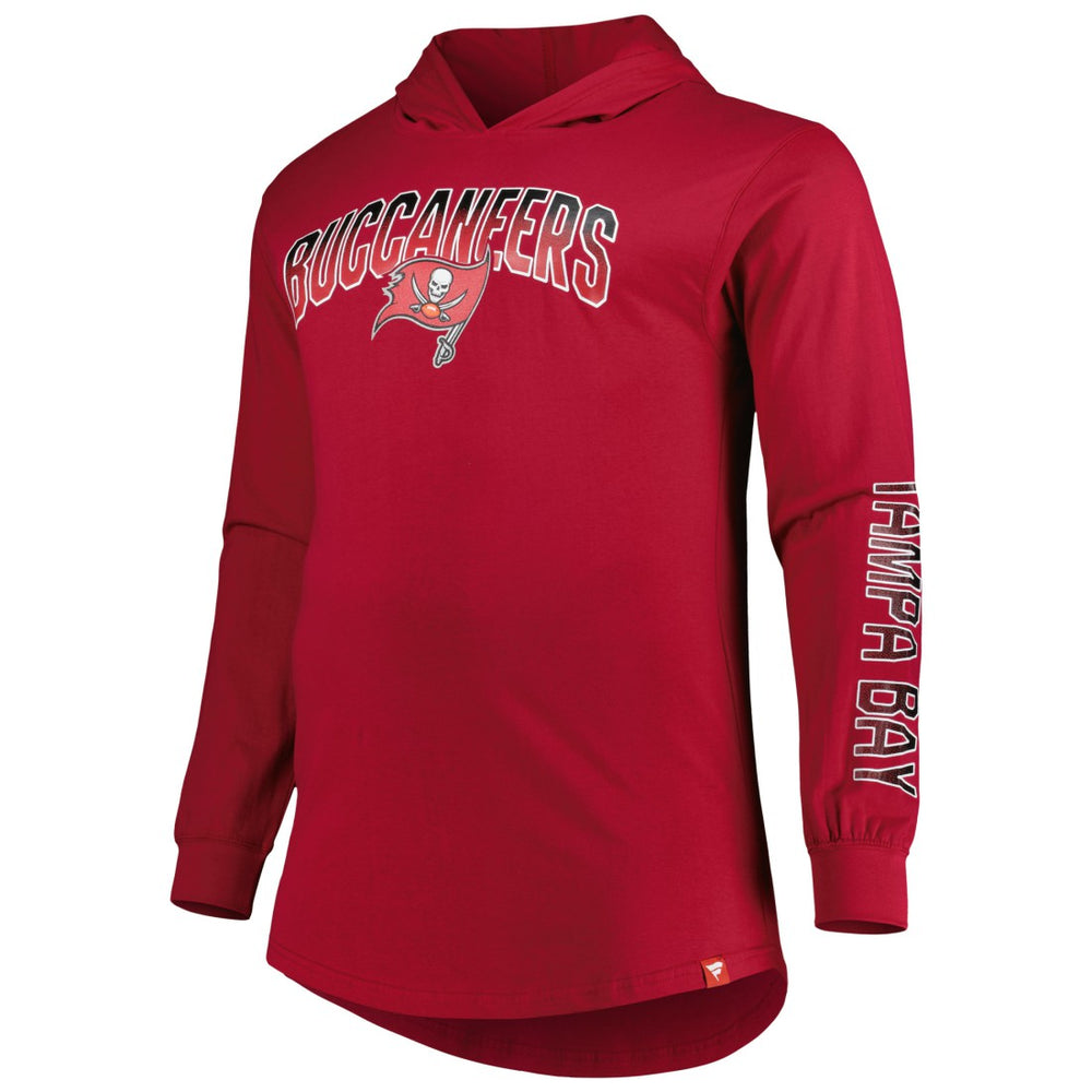 Tampa Bay Buccaneers Big & Tall Front Runner Pullover Hoodie Red | Fanatics