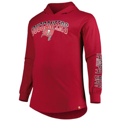 Tampa Bay Buccaneers Big & Tall Front Runner Pullover Hoodie Red | Fanatics