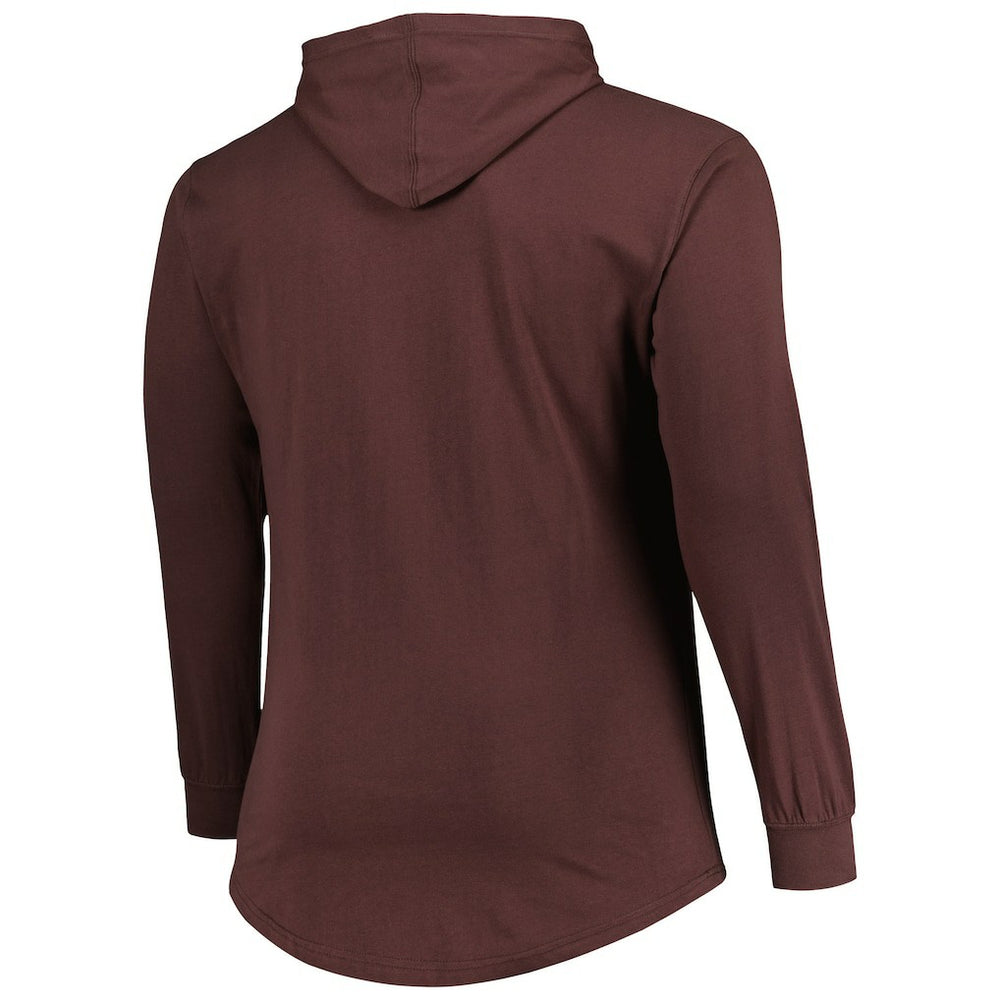 Cleveland Browns Big & Tall Front Runner Pullover Hoodie Brown | Fanatics