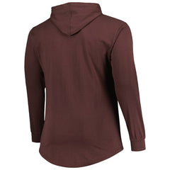 Cleveland Browns Big & Tall Front Runner Pullover Hoodie Brown | Fanatics