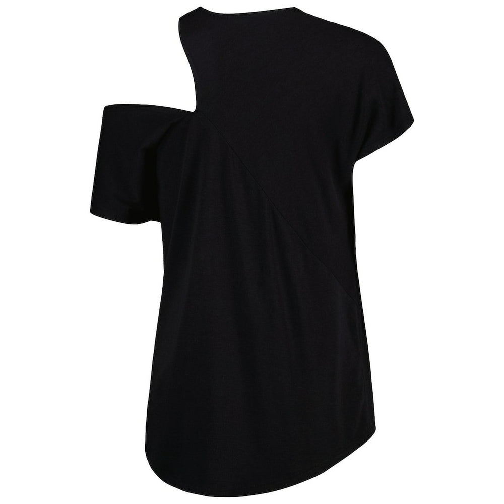 Philadelphia Eagles KIYA TOMLIN Women's Cut Out Tri-Blend Shirt Black | NFL