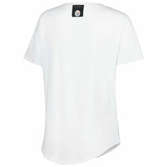Pittsburgh Steelers KIYA TOMLIN Women's Tri-Blend V-Neck T-Shirt White | NFL