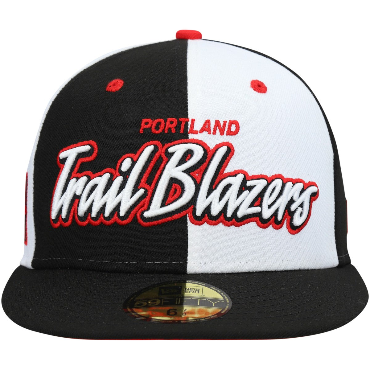 Script Pinwheel 59FIFTY Fitted Hat Black/White - NBA