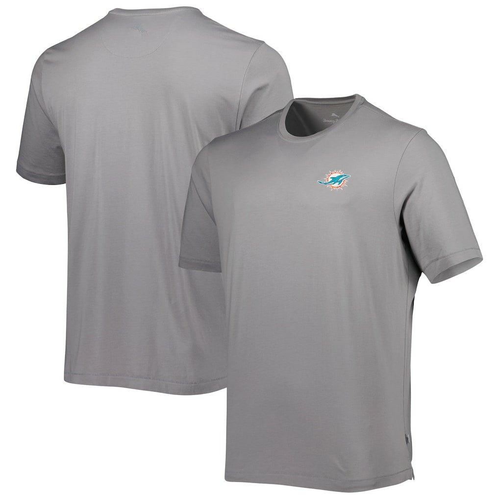 Miami Dolphins Bali Skyline T-Shirt Gray | Tommy Bahama