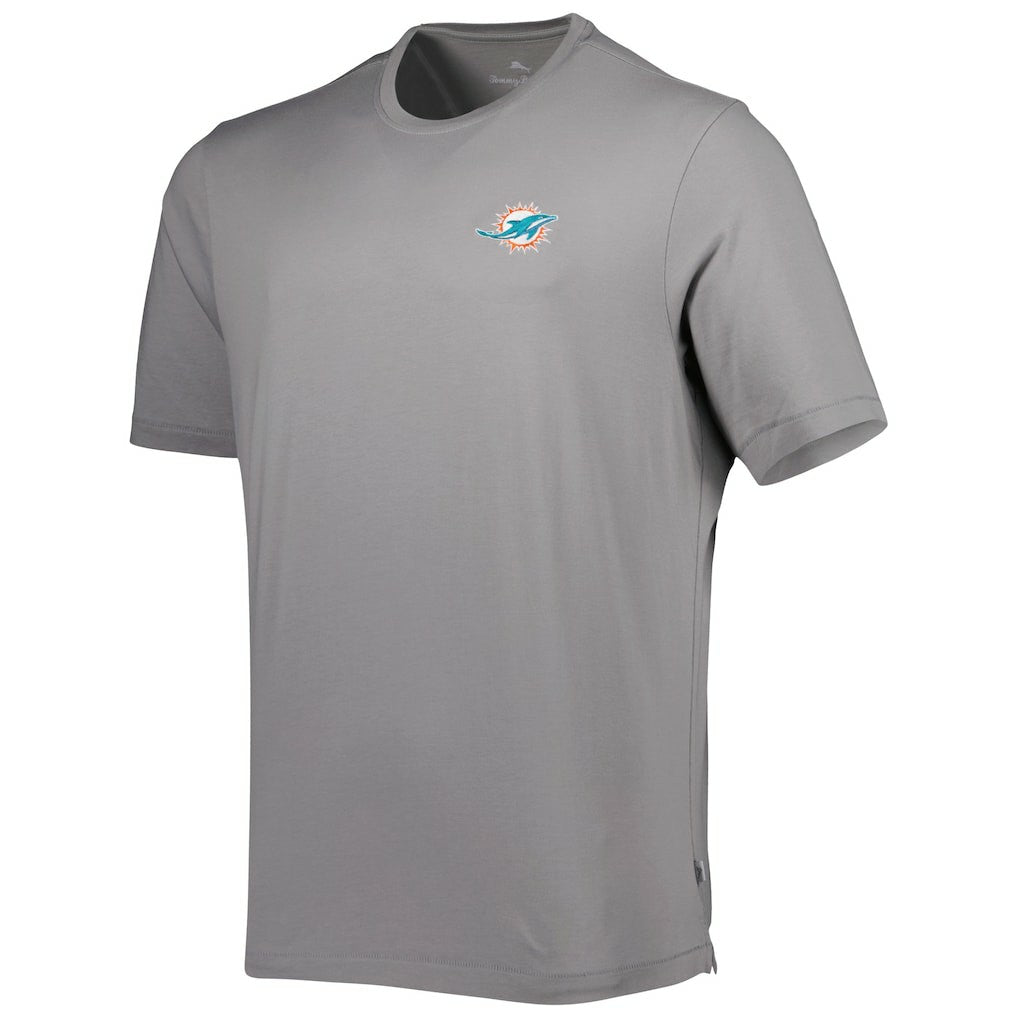 Miami Dolphins Bali Skyline T-Shirt Gray | Tommy Bahama