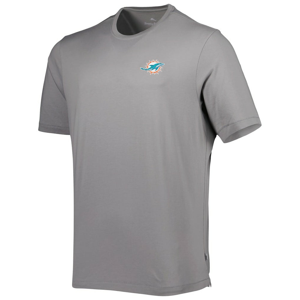 Miami Dolphins Bali Skyline T-Shirt Gray | Tommy Bahama