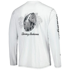 Atlanta Falcons Laces Out Billboard Long Sleeve T-Shirt White | Tommy Bahama