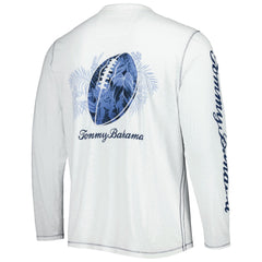 Dallas Cowboys Laces Out Billboard Long Sleeve T-Shirt White | Tommy Bahama