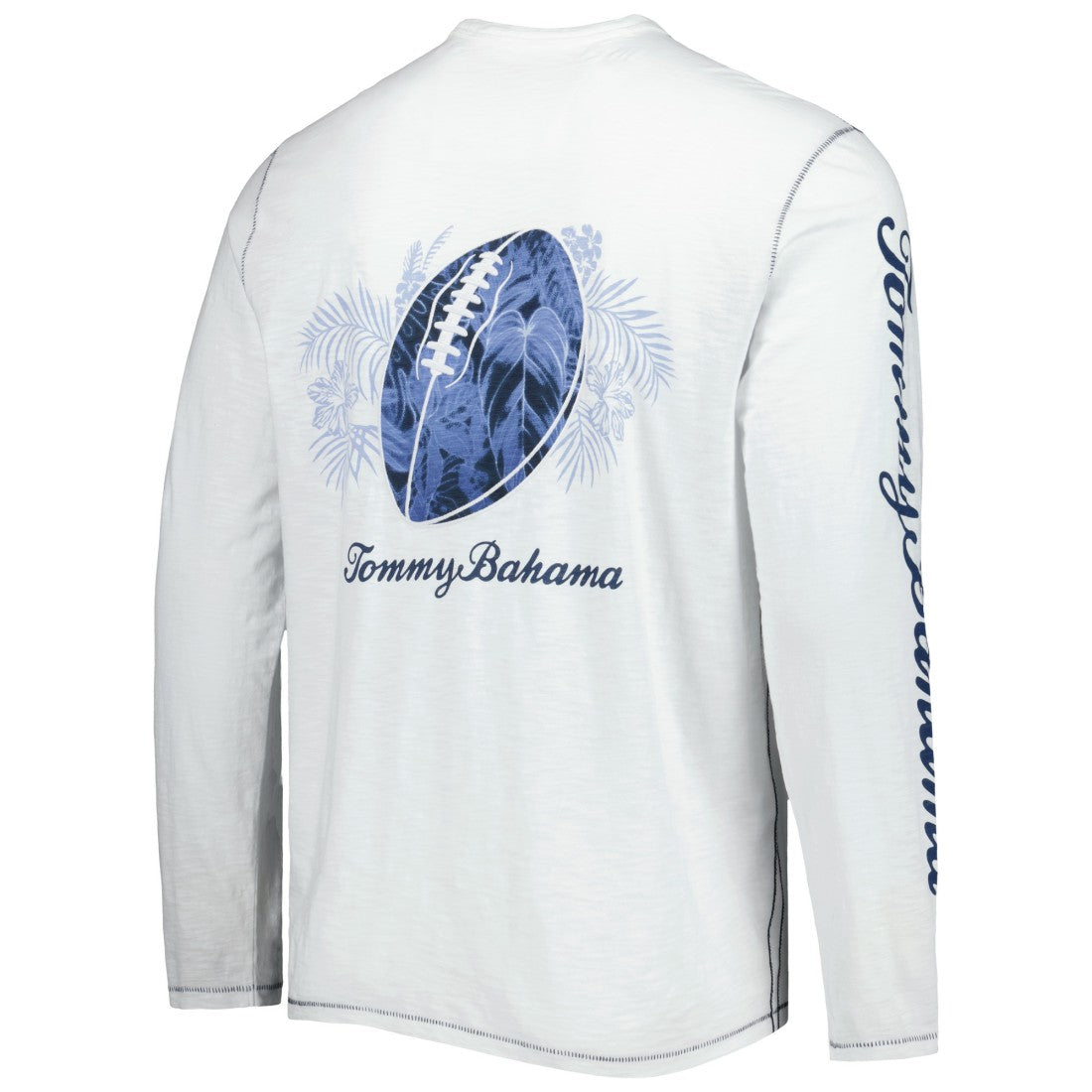 Denver Broncos Laces Out Billboard Long Sleeve T-Shirt White | Tommy Bahama
