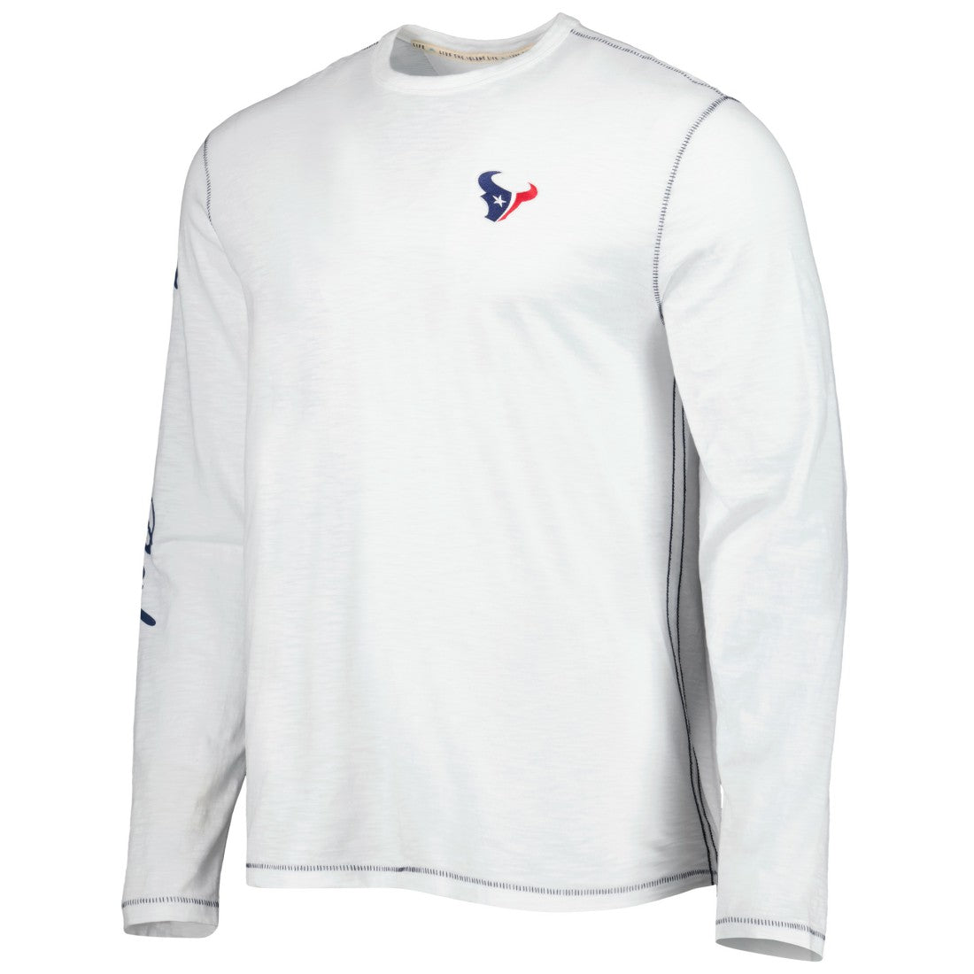 Houston Texans Laces Out Billboard Long Sleeve T-Shirt White | Tommy Bahama