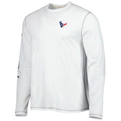 Houston Texans Laces Out Billboard Long Sleeve T-Shirt White | Tommy Bahama