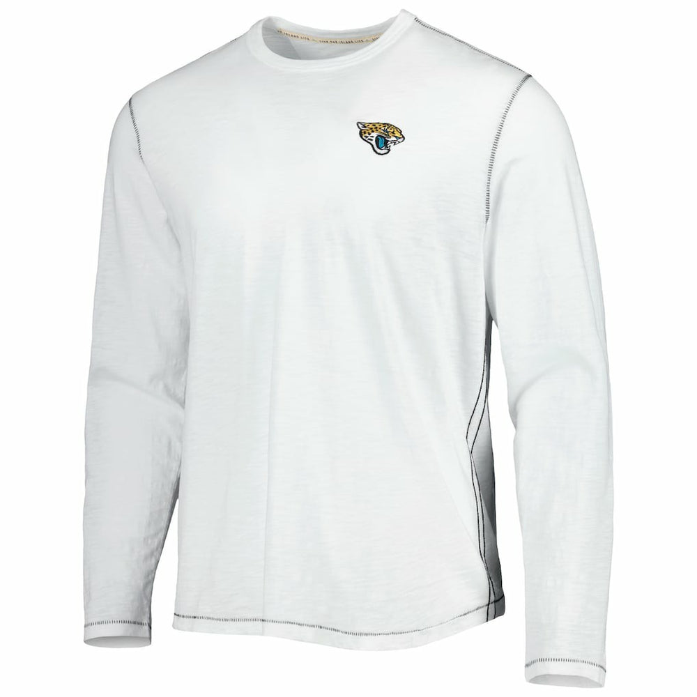 Jacksonville Jaguars Laces Out Billboard Long Sleeve T-Shirt White | Tommy Bahama