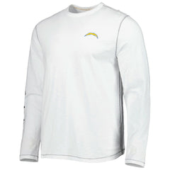 Los Angeles Chargers Laces Out Billboard Long Sleeve T-Shirt White | Tommy Bahama