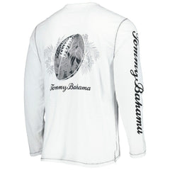 Las Vegas Raiders Laces Out Billboard Long Sleeve T-Shirt White | Tommy Bahama