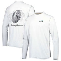 Philadelphia Eagles Laces Out Billboard Long Sleeve T-Shirt White | Tommy Bahama