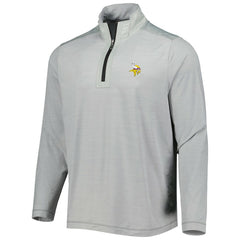 Minnesota Vikings On Deck IslandZone Half-Zip Jacket Gray | Tommy Bahama