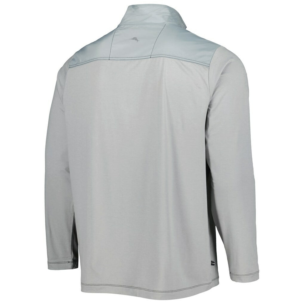 Minnesota Vikings On Deck IslandZone Half-Zip Jacket Gray | Tommy Bahama