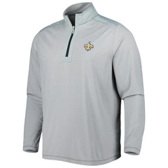 New Orleans Saints On Deck IslandZone Half-Zip Jacket Gray | Tommy Bahama