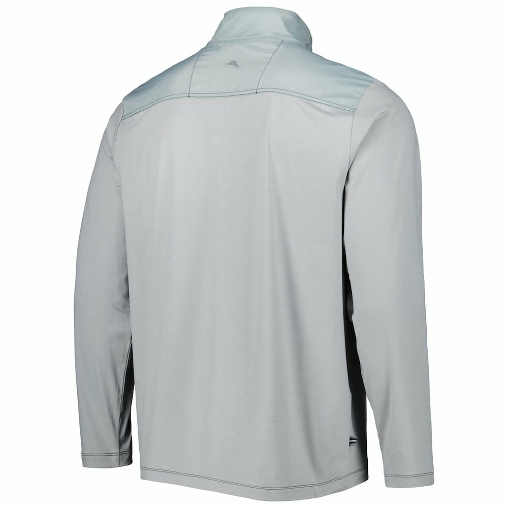 New Orleans Saints On Deck IslandZone Half-Zip Jacket Gray | Tommy Bahama