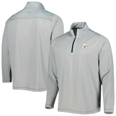 Pittsburgh Steelers On Deck IslandZone Half-Zip Jacket Gray | Tommy Bahama