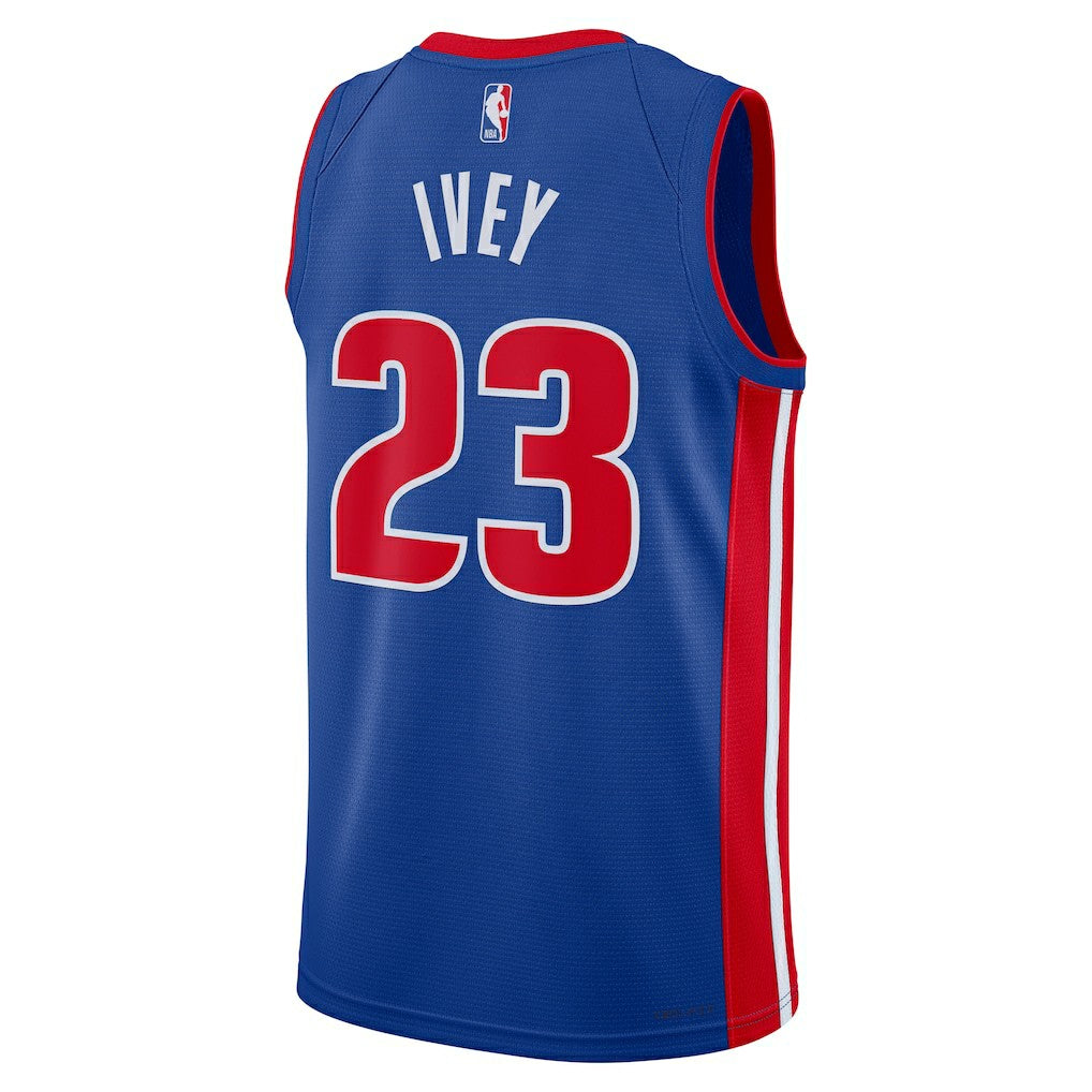 Jaden Ivey Detroit Pistons Unisex 2022 NBA Draft First Round Pick Swingman Jersey Icon Editi- Blue - NBA