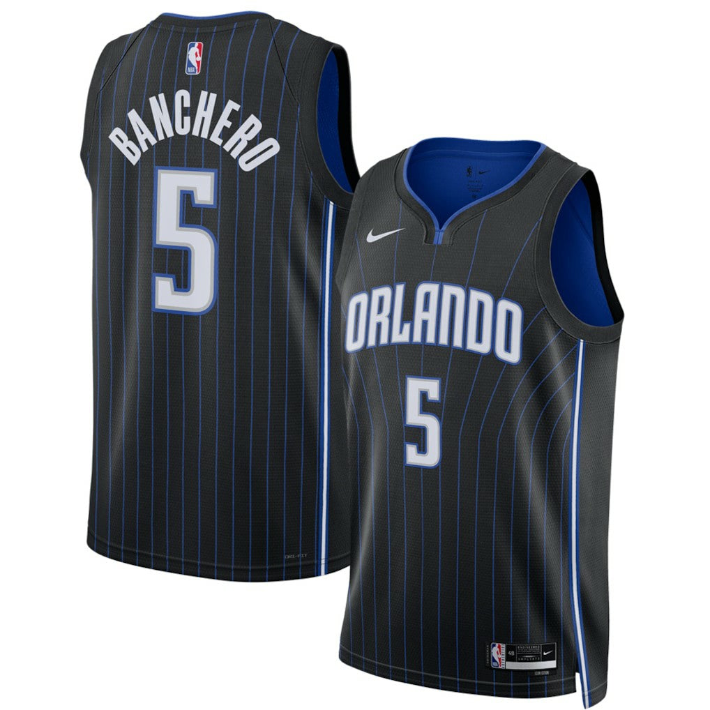 Paolo Banchero Orlando Magic Unisex 2022 NBA Draft First Round Pick Swingman Jersey Icon Edition Black - NBA
