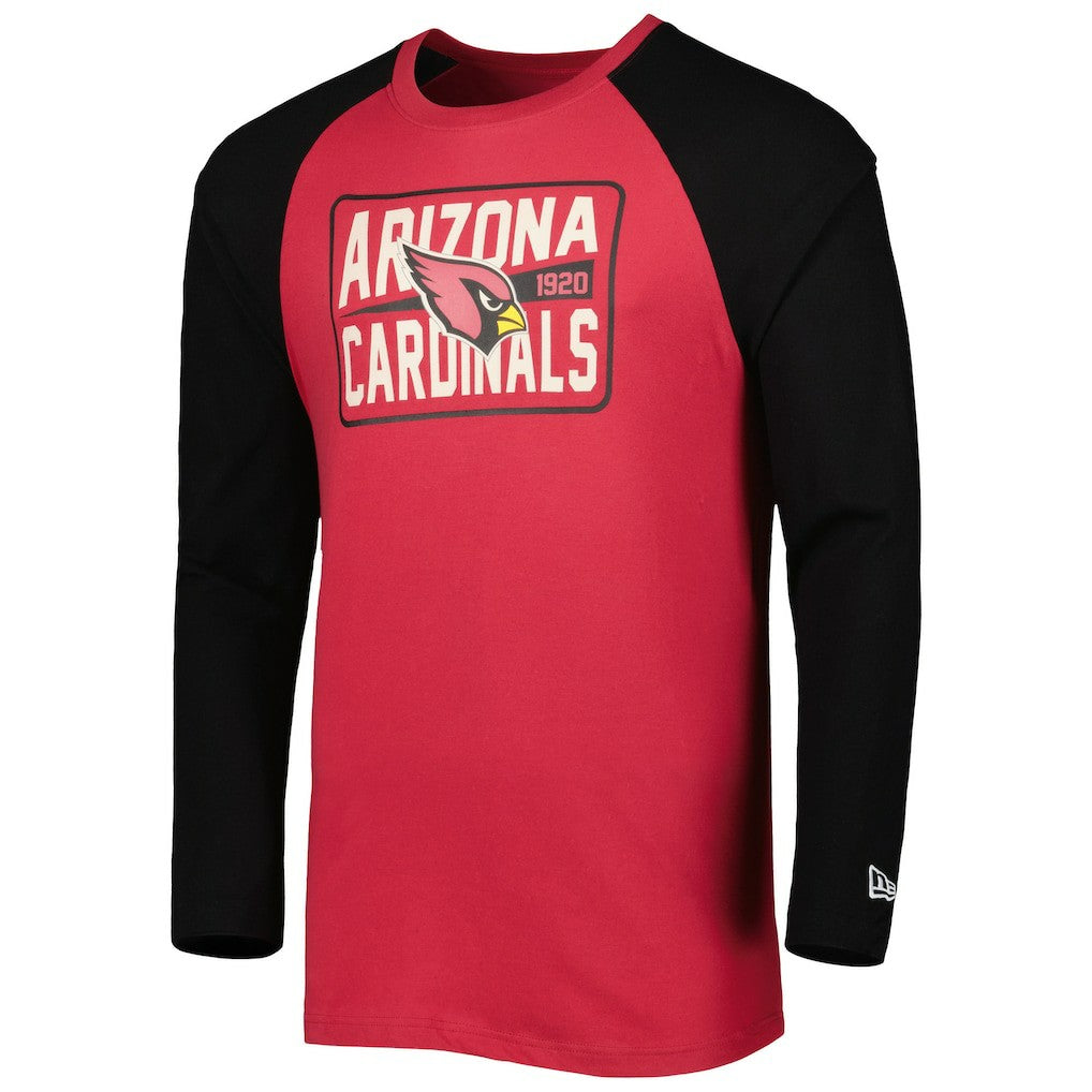 Arizona Cardinals New Era Current Raglan Long Sleeve T-Shirt Cardinal | NFL