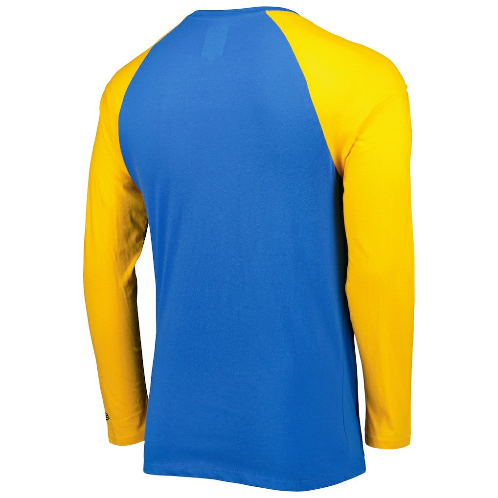 Los Angeles Chargers New Era Current Raglan Long Sleeve T-Shirt Powder Blue | NFL