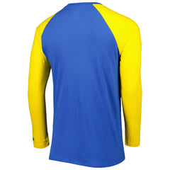 Los Angeles Rams New Era Current Raglan Long Sleeve T-Shirt Royal | NFL