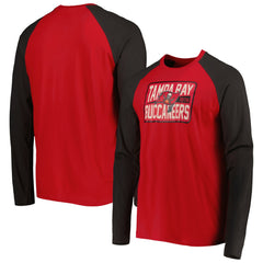 Tampa Bay Buccaneers New Era Current Raglan Long Sleeve T-Shirt Red | NFL