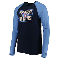Tennessee Titans New Era Current Raglan Long Sleeve T-Shirt Navy | NFL