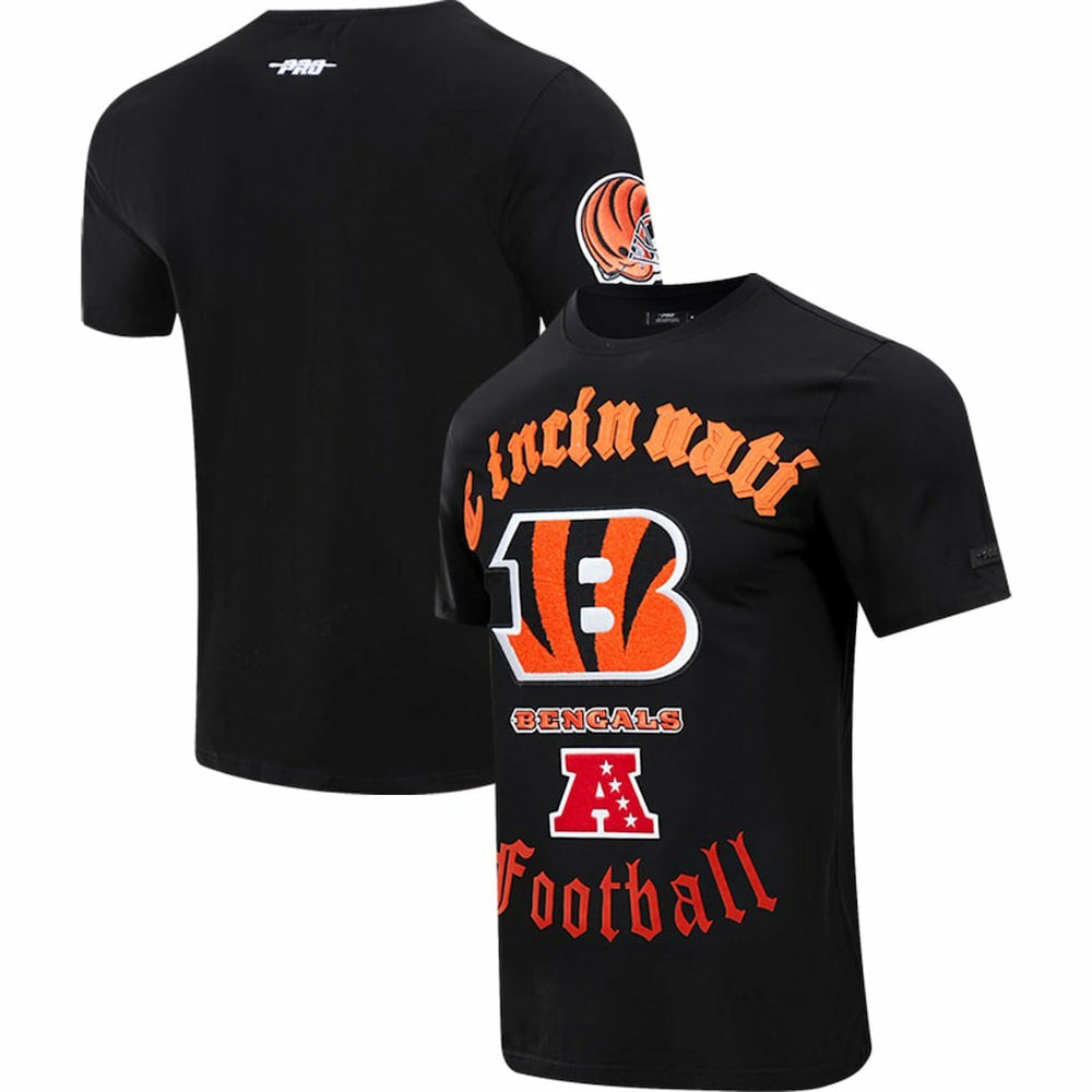 Cincinnati Bengals Pro Standard Old English T-Shirt Black | NFL