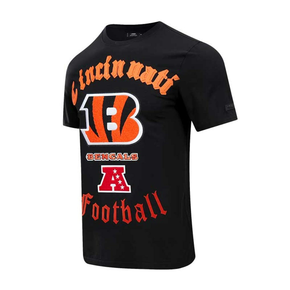 Cincinnati Bengals Pro Standard Old English T-Shirt Black | NFL