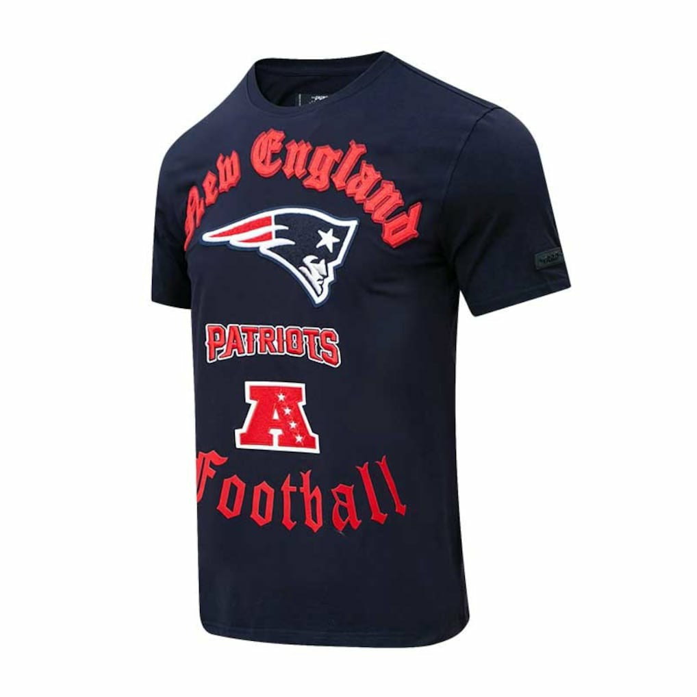 New England Patriots Pro Standard Old English T-Shirt Navy | NFL