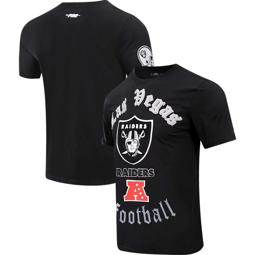 Las Vegas Raiders Pro Standard Old English T-Shirt Black | NFL