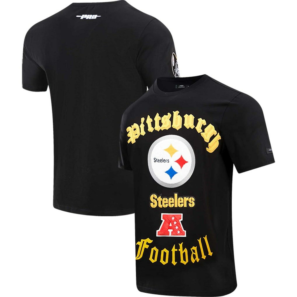 Pittsburgh Steelers Pro Standard Old English T-Shirt Black | NFL