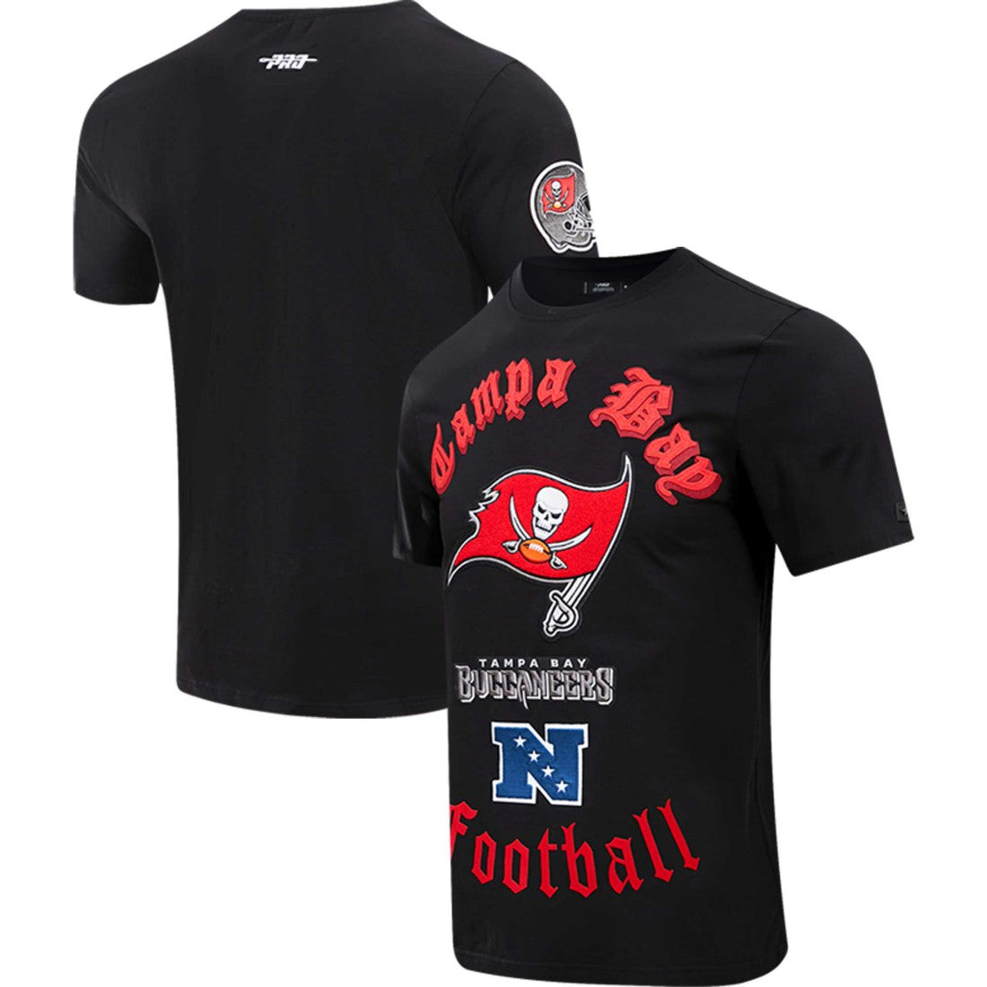 Tampa Bay Buccaneers Pro Standard Old English T-Shirt Black | NFL