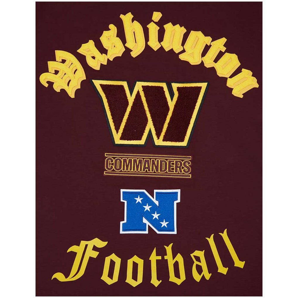 Washington Commanders Pro Standard Old English T-Shirt Burgundy | NFL