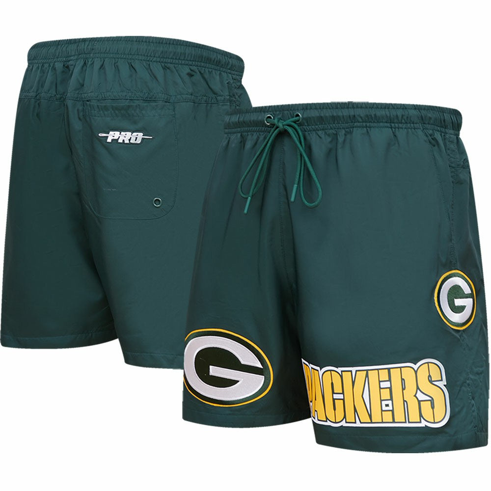 Green Bay Packers Pro Standard Woven Shorts Green | NFL