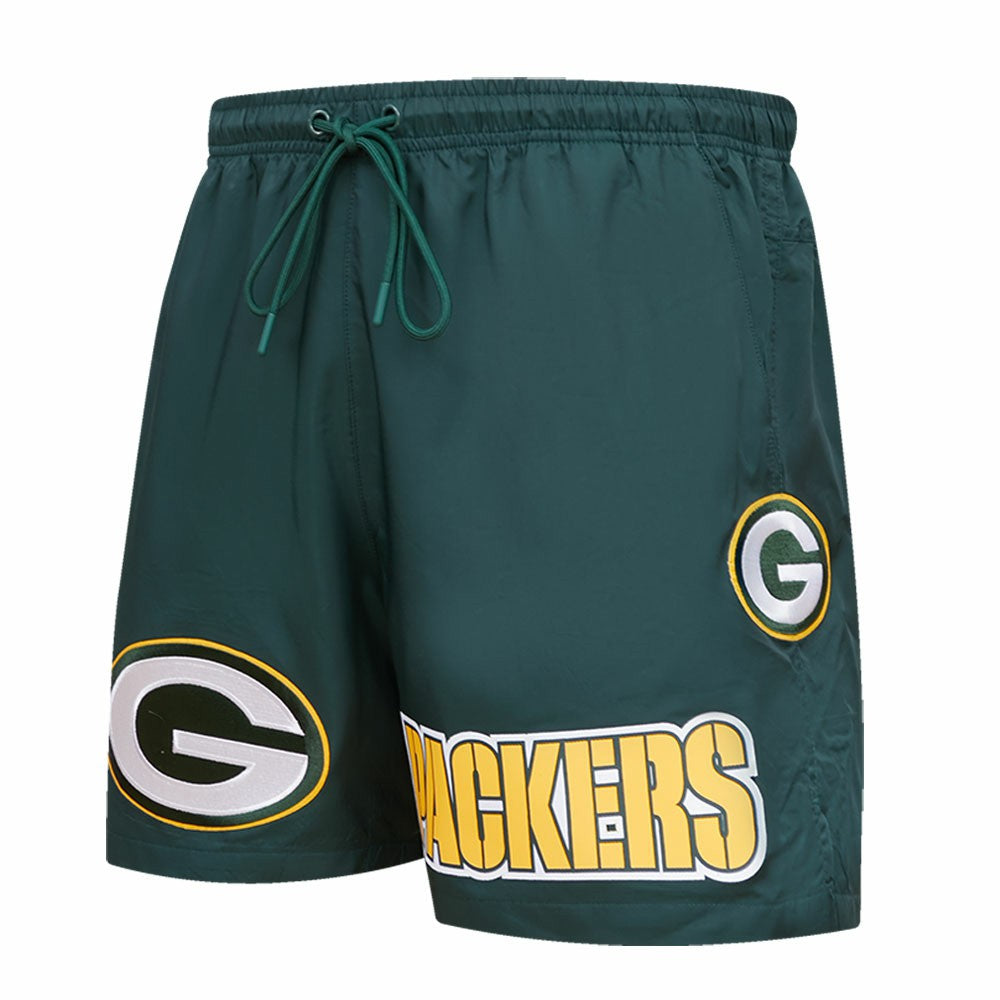Green Bay Packers Pro Standard Woven Shorts Green | NFL