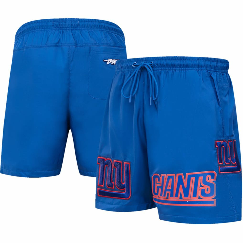New York Giants Pro Standard Woven Shorts Royal | NFL
