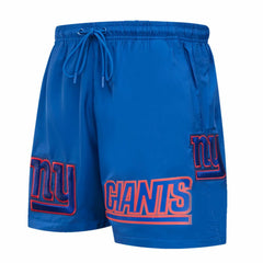 New York Giants Pro Standard Woven Shorts Royal | NFL