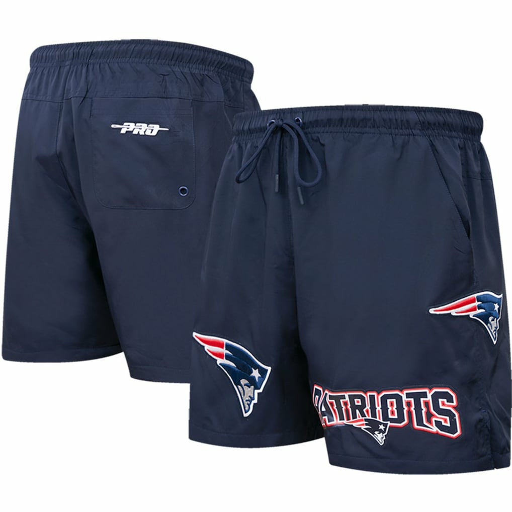 New England Patriots Pro Standard Woven Shorts Navy | NFL