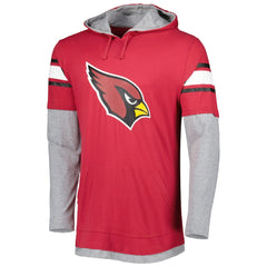 Arizona Cardinals New Era Long Sleeve Hoodie T-Shirt Cardinal | NFL