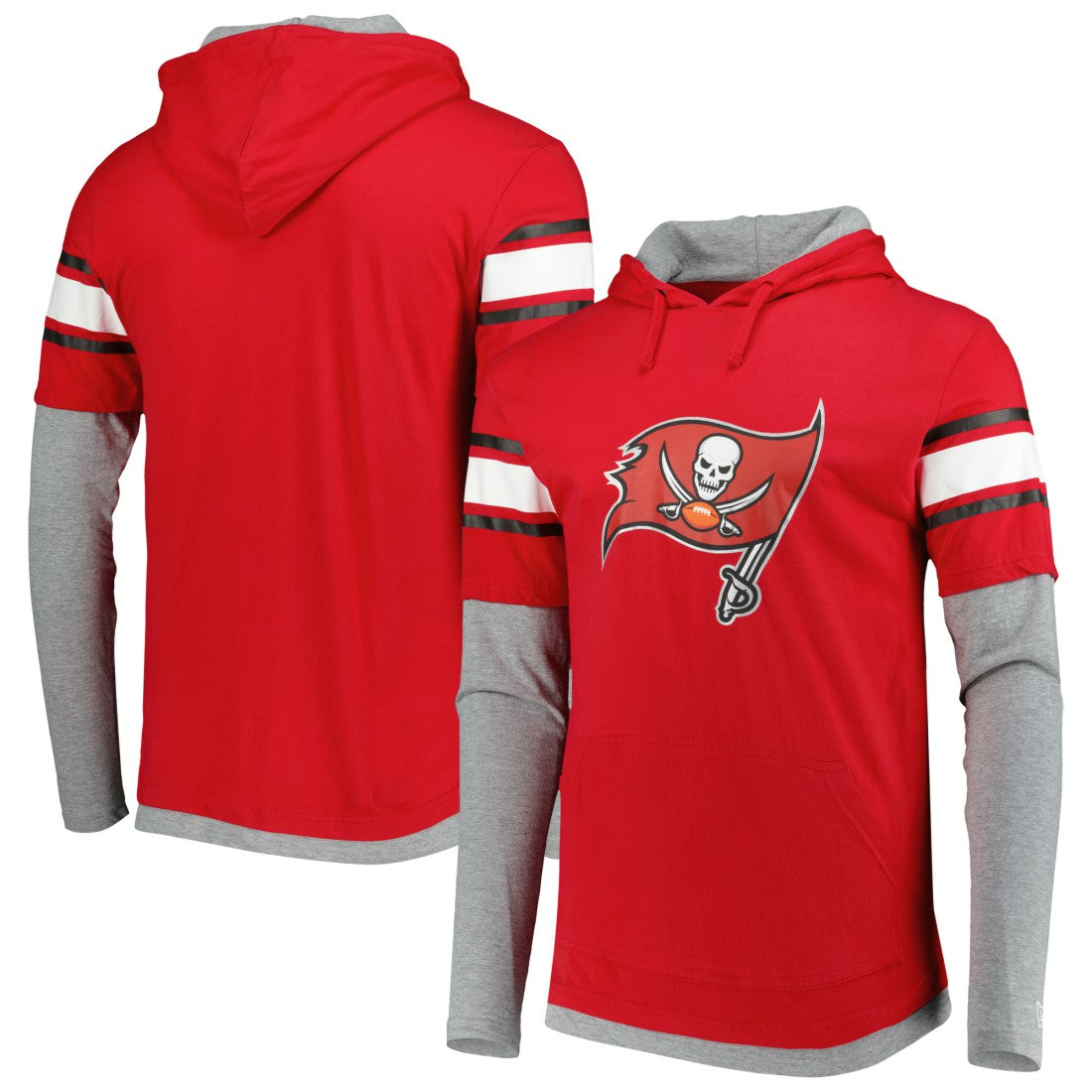 Tampa Bay Buccaneers New Era Long Sleeve Hoodie T-Shirt Red | NFL