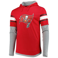 Tampa Bay Buccaneers New Era Long Sleeve Hoodie T-Shirt Red | NFL