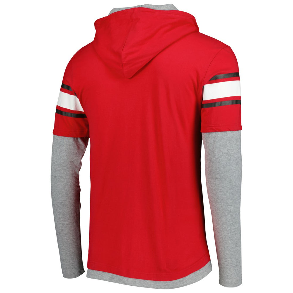 Tampa Bay Buccaneers New Era Long Sleeve Hoodie T-Shirt Red | NFL